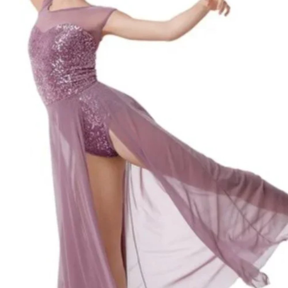 Weissman Lyrical Dance Costume Into The Meadow Purple/Periwinkle